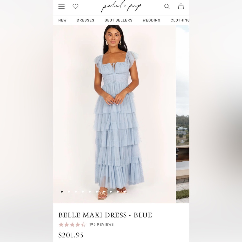 Petal and Pup Belle maxi dress